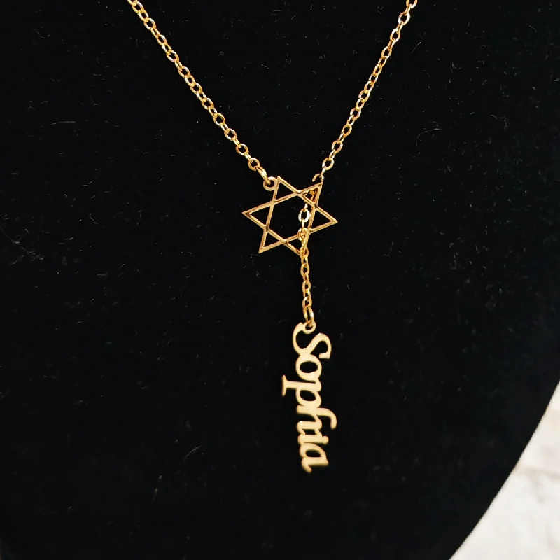 Customized Name Pendant Necklace Jewish Protection Kabbalah Prayer Religion Talisman Talisman Jewelry